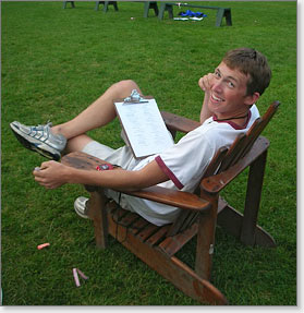 Staff Member with Clipboard