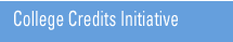 College Credits Initiative